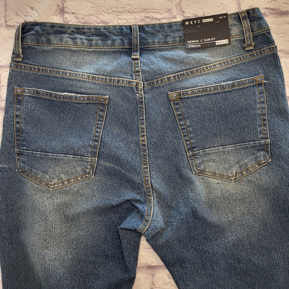 New WXYZ Nomad Slim Fit 32x32 Jeans +Bonus Hipster - Picture 8 of 10